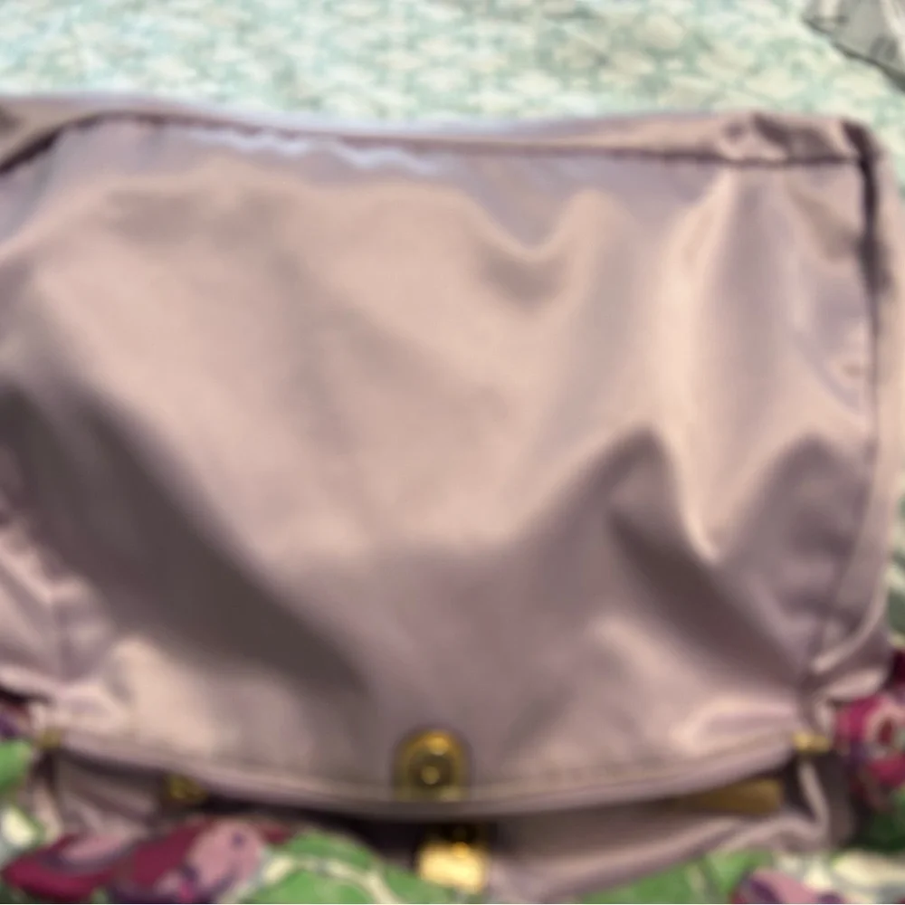 Coach Ashley Floral Satchel Pink Green Gold Y2K Bag